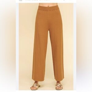 Alpha Studio Elegant Brown Wide-Leg Women's Pants size 42